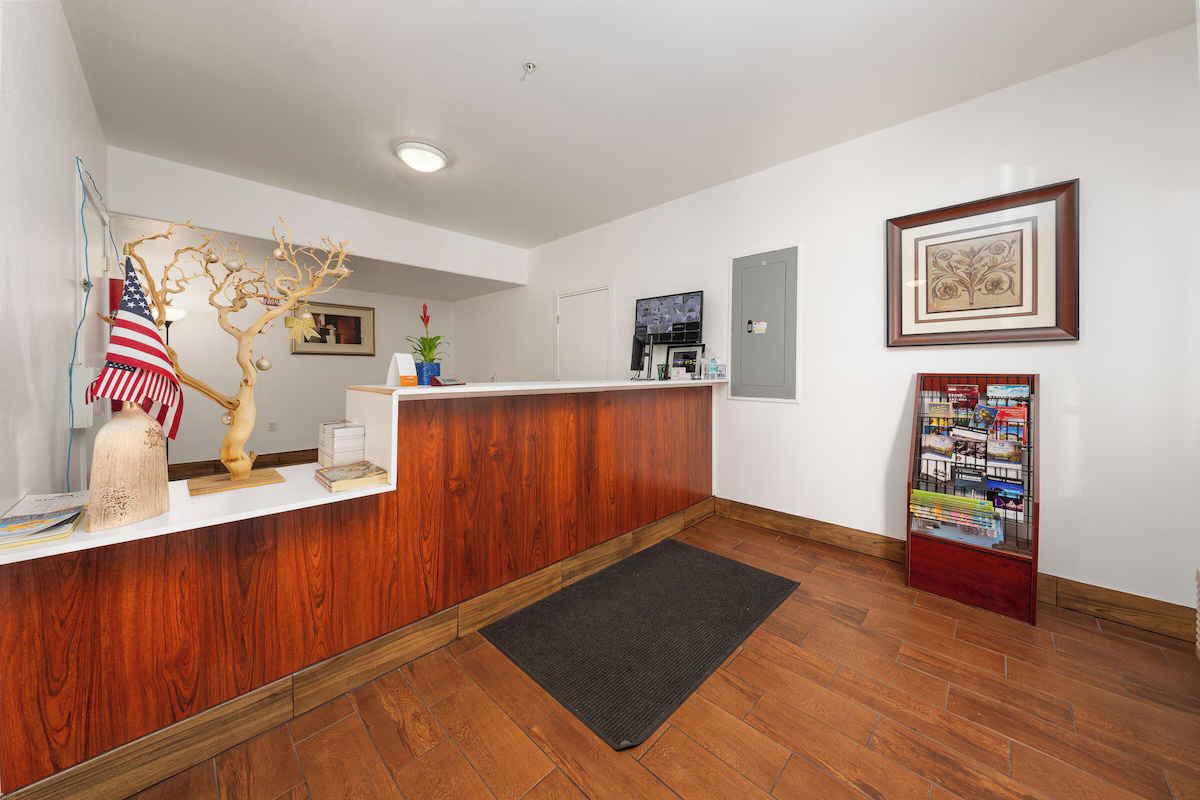 Front desk lobby